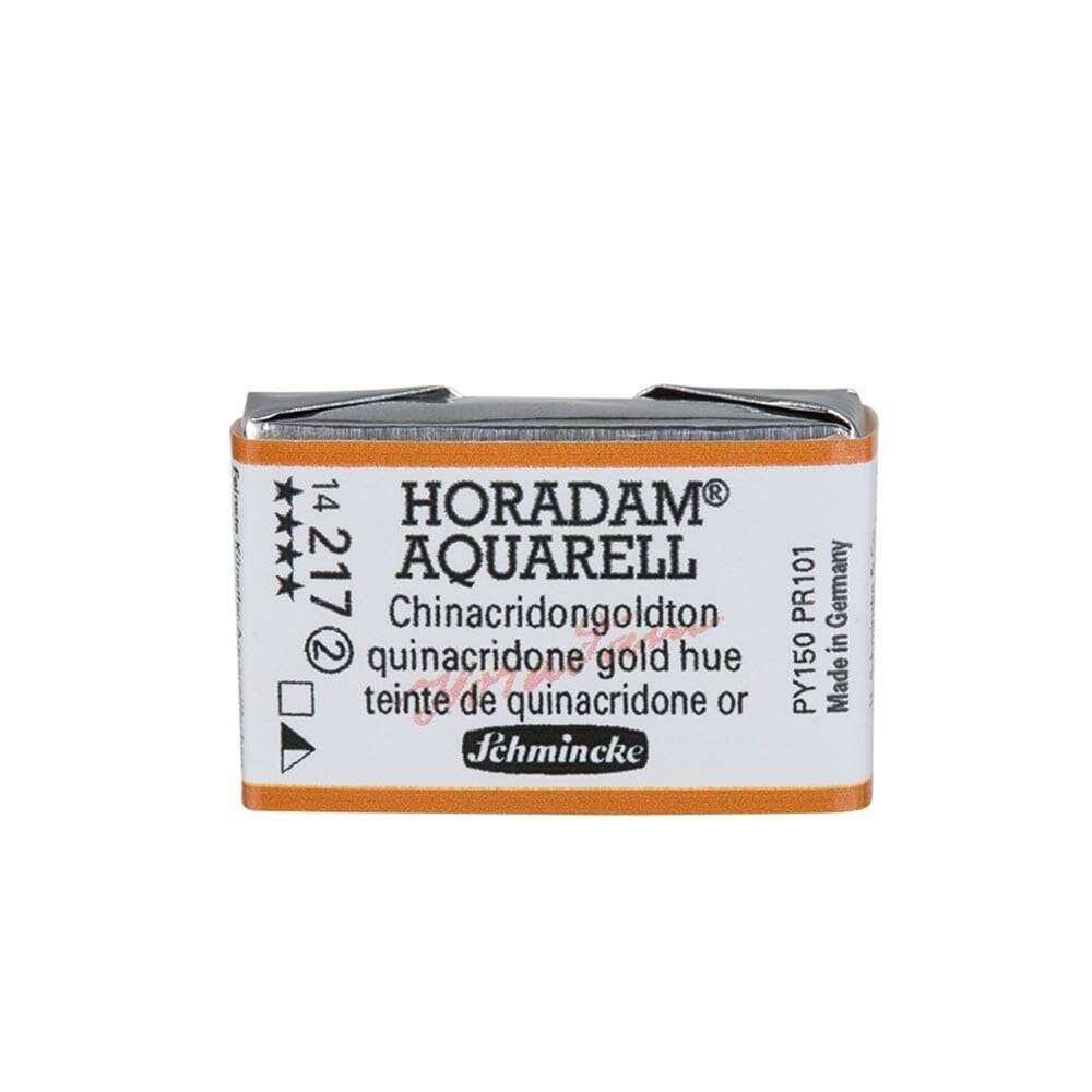 Schmincke Horadam Aquarell Artist Sulu Boya Tam Tablet Seri 2 217 Gamboge Gum Modern