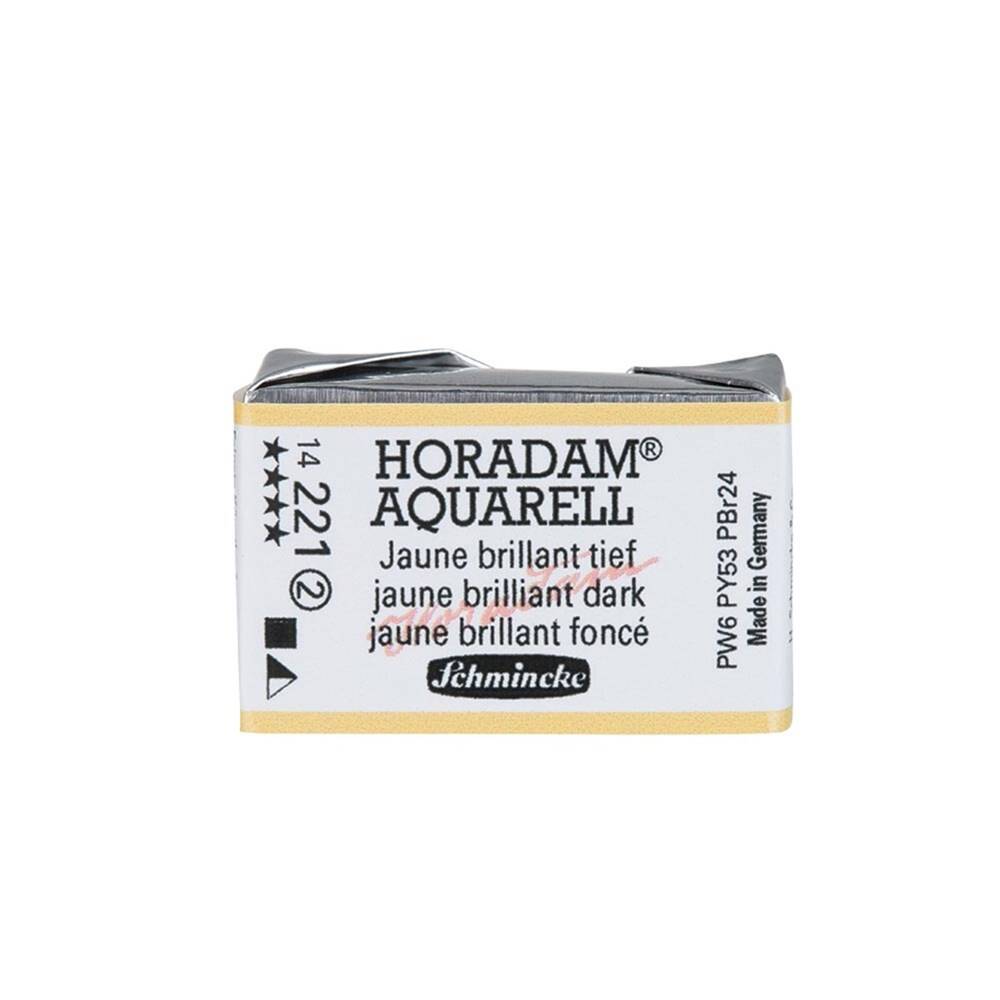 Schmincke Horadam Aquarell Artist Sulu Boya Tam Tablet Seri 2 221 Jaune Brilliant Dark