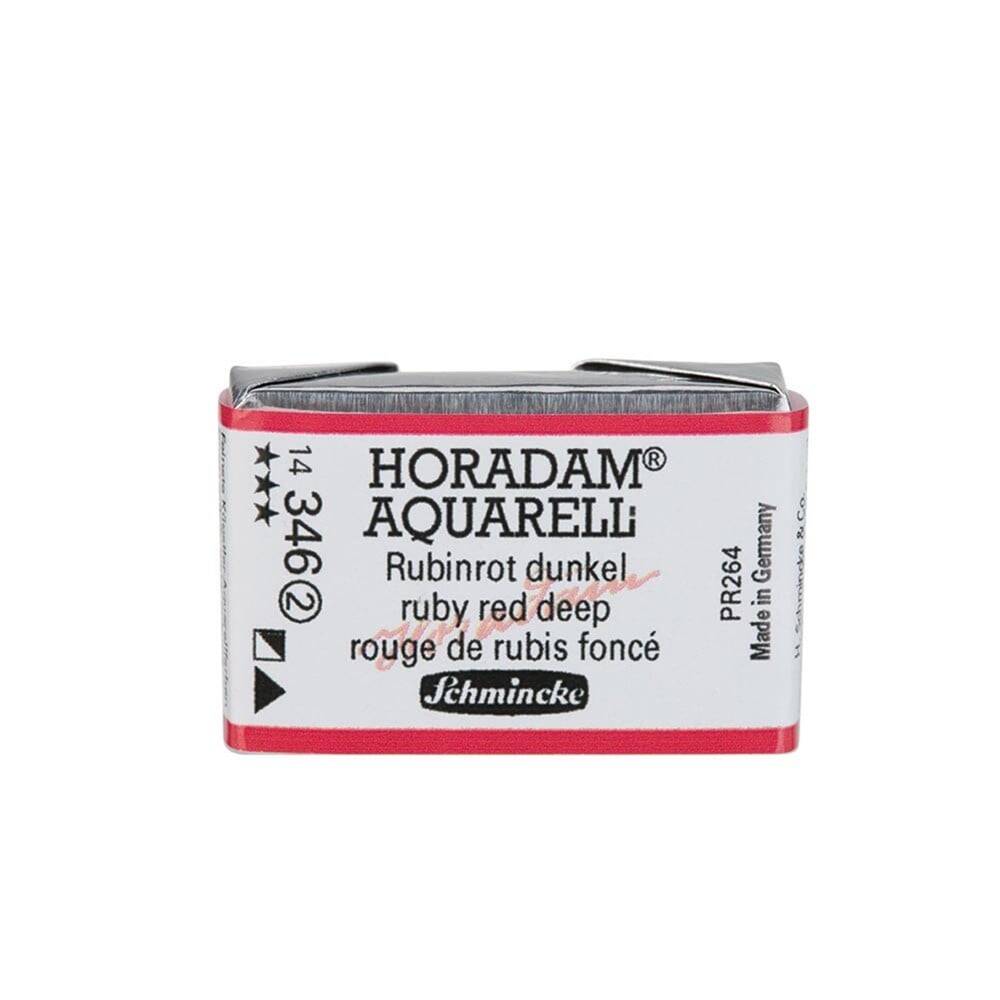 Schmincke Horadam Aquarell Artist Sulu Boya Tam Tablet Seri 2 346 Rubby Red Deep