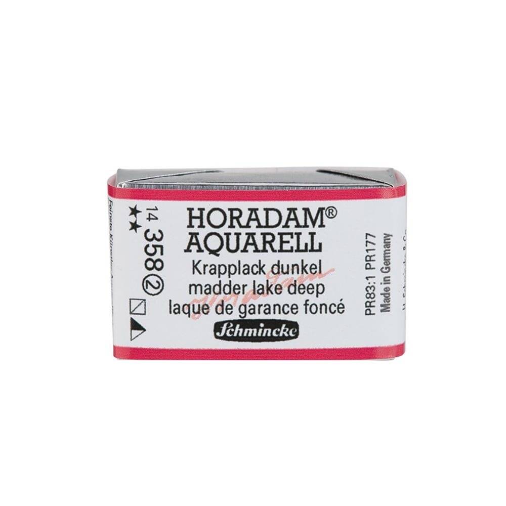 Schmincke Horadam Aquarell Artist Sulu Boya Tam Tablet Seri 2 358 Madder Lake Deep