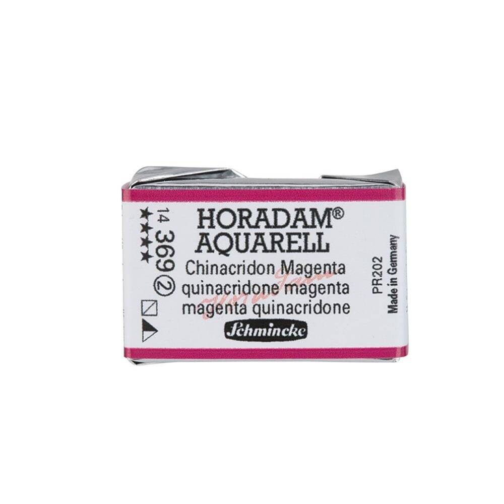 Schmincke Horadam Aquarell Artist Sulu Boya Tam Tablet Seri 2 369 Quinacridone Magenta