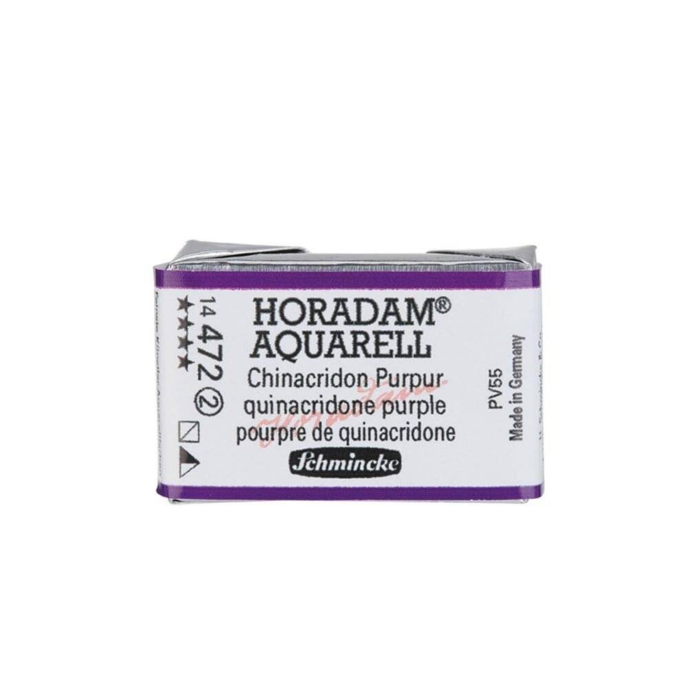 Schmincke Horadam Aquarell Artist Sulu Boya Tam Tablet Seri 2 472 Quinacridone Purple