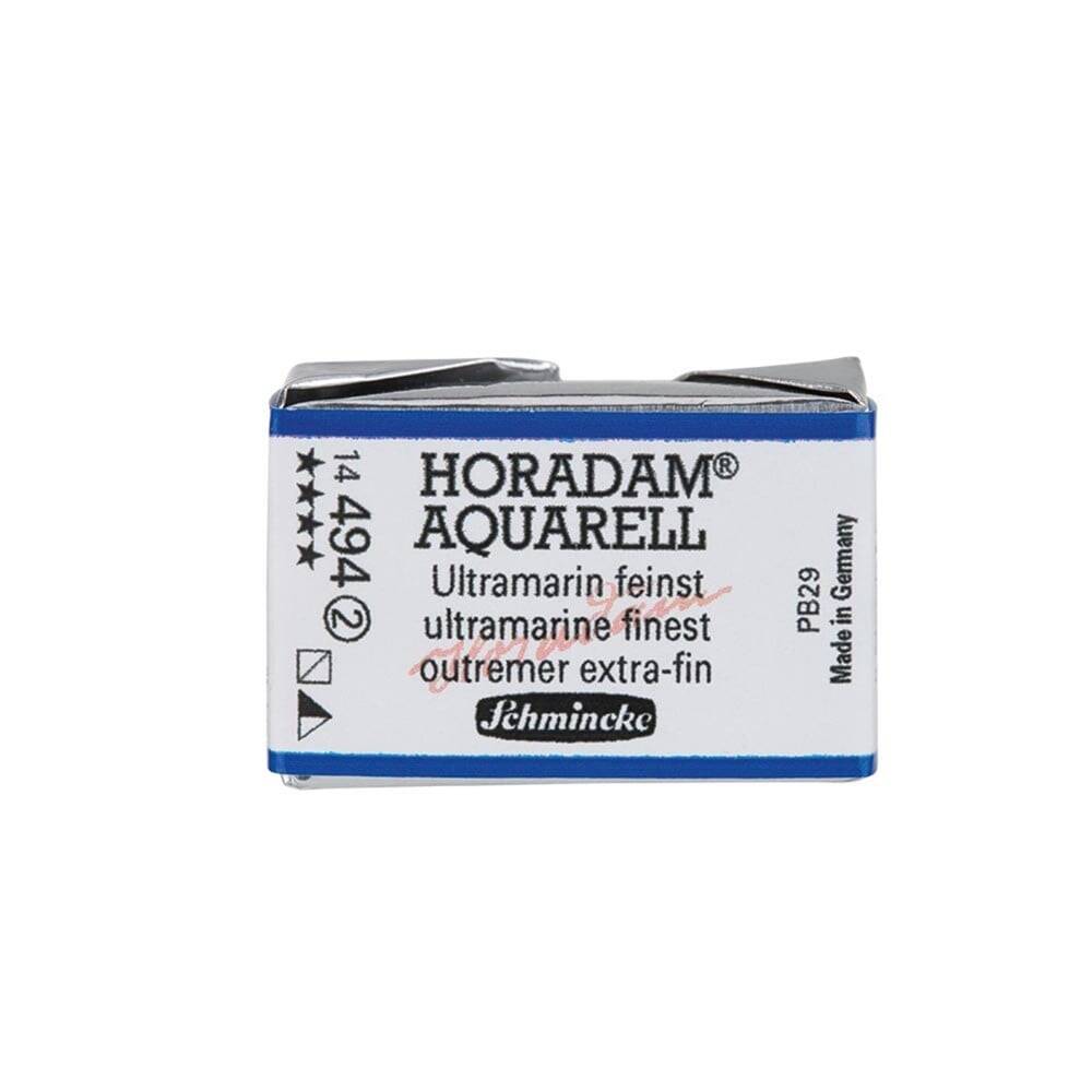 Schmincke Horadam Aquarell Artist Sulu Boya Tam Tablet Seri 2 494 Ultramarine Finest