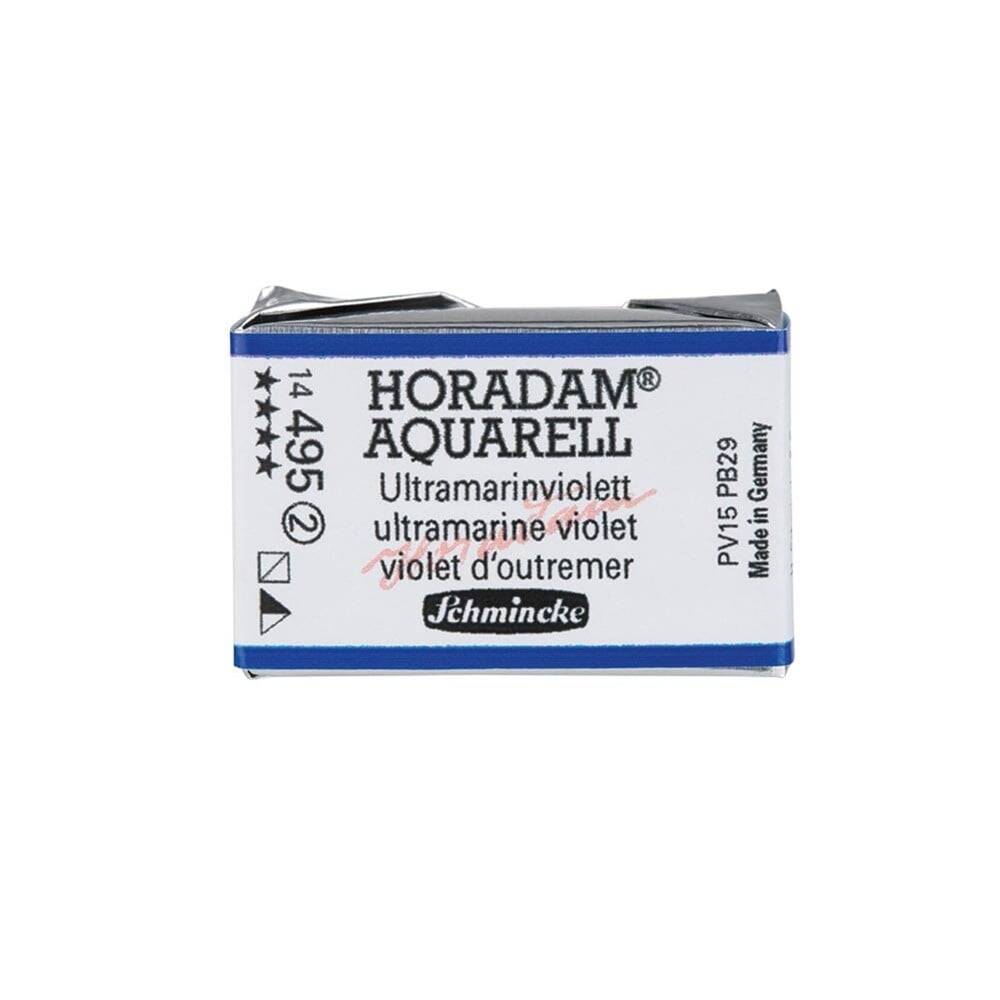 Schmincke Horadam Aquarell Artist Sulu Boya Tam Tablet Seri 2 495 Ultramarine Violet