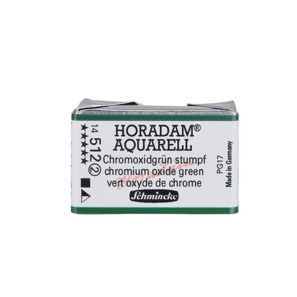 Schmincke Horadam Aquarell Artist Sulu Boya Tam Tablet Seri 2 512 Chromium Oxide Green