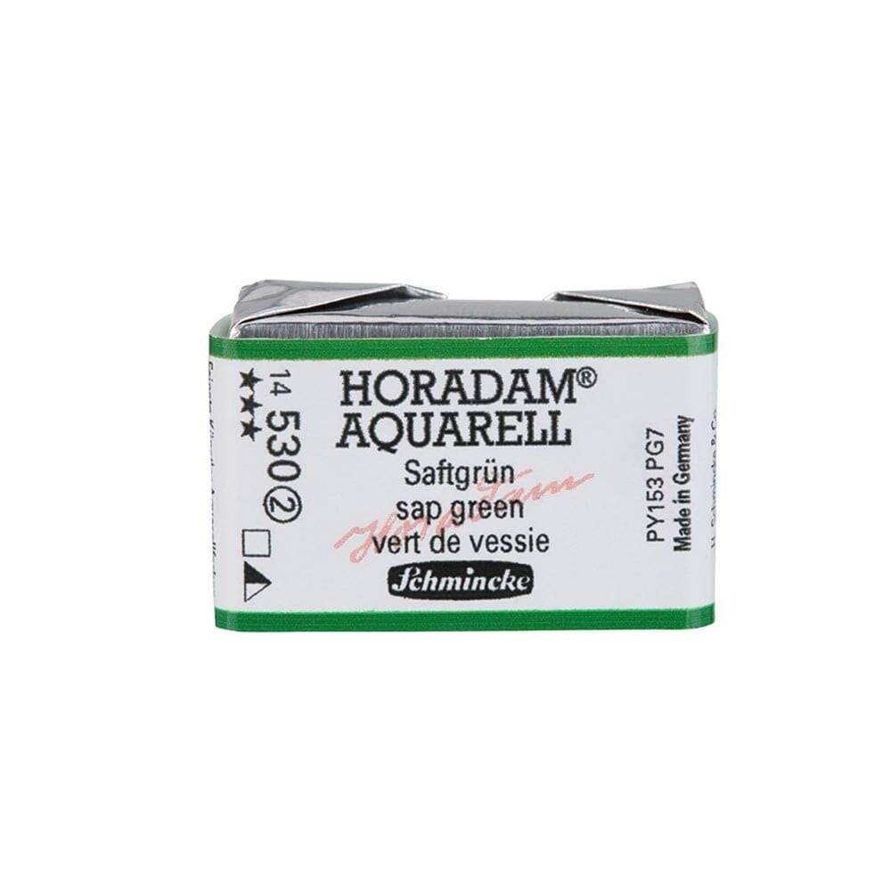 Schmincke Horadam Aquarell Artist Sulu Boya Tam Tablet Seri 2 530 Sap Green
