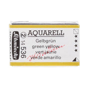 Schmincke Horadam Aquarell Artist Sulu Boya Tam Tablet Seri 2 536 Green Yellow