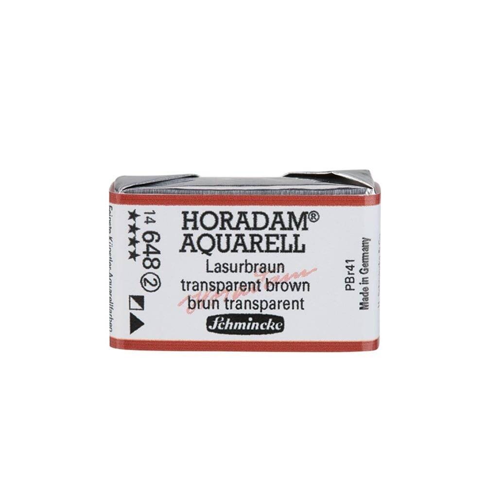 Schmincke Horadam Aquarell Artist Sulu Boya Tam Tablet Seri 2 648 Translucent Brown