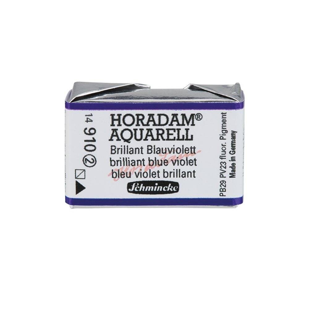 Schmincke Horadam Aquarell Artist Sulu Boya Tam Tablet Seri 2 910 Brilliant Blue Violet