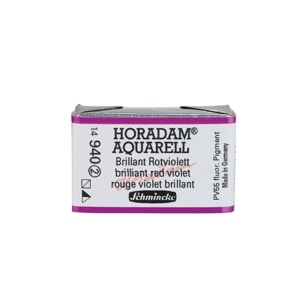 Schmincke Horadam Aquarell Artist Sulu Boya Tam Tablet Seri 2 940 Brilliant Red Violet