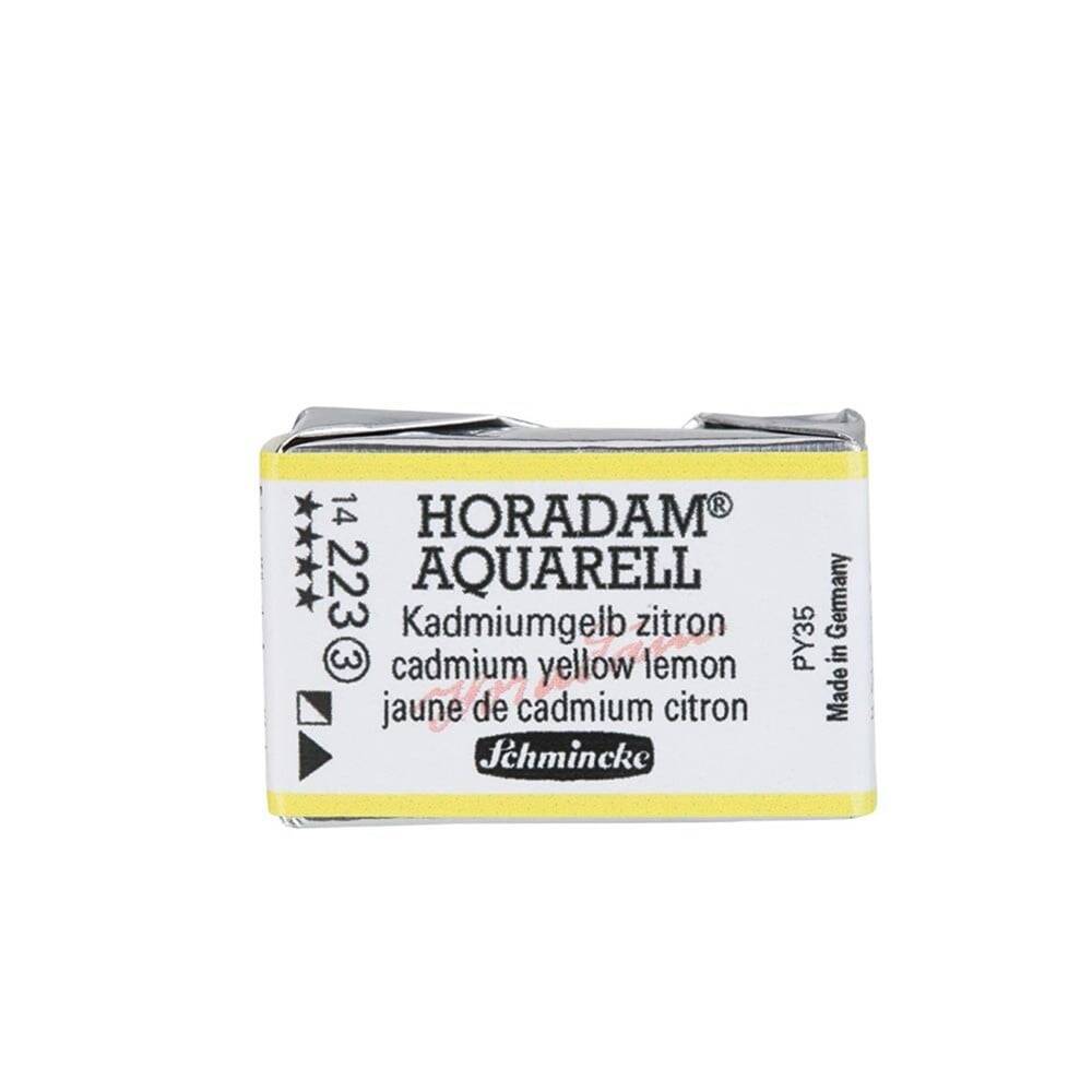 Schmincke Horadam Aquarell Artist Sulu Boya Tam Tablet Seri 3 223 Cadmium Yellow Lemon
