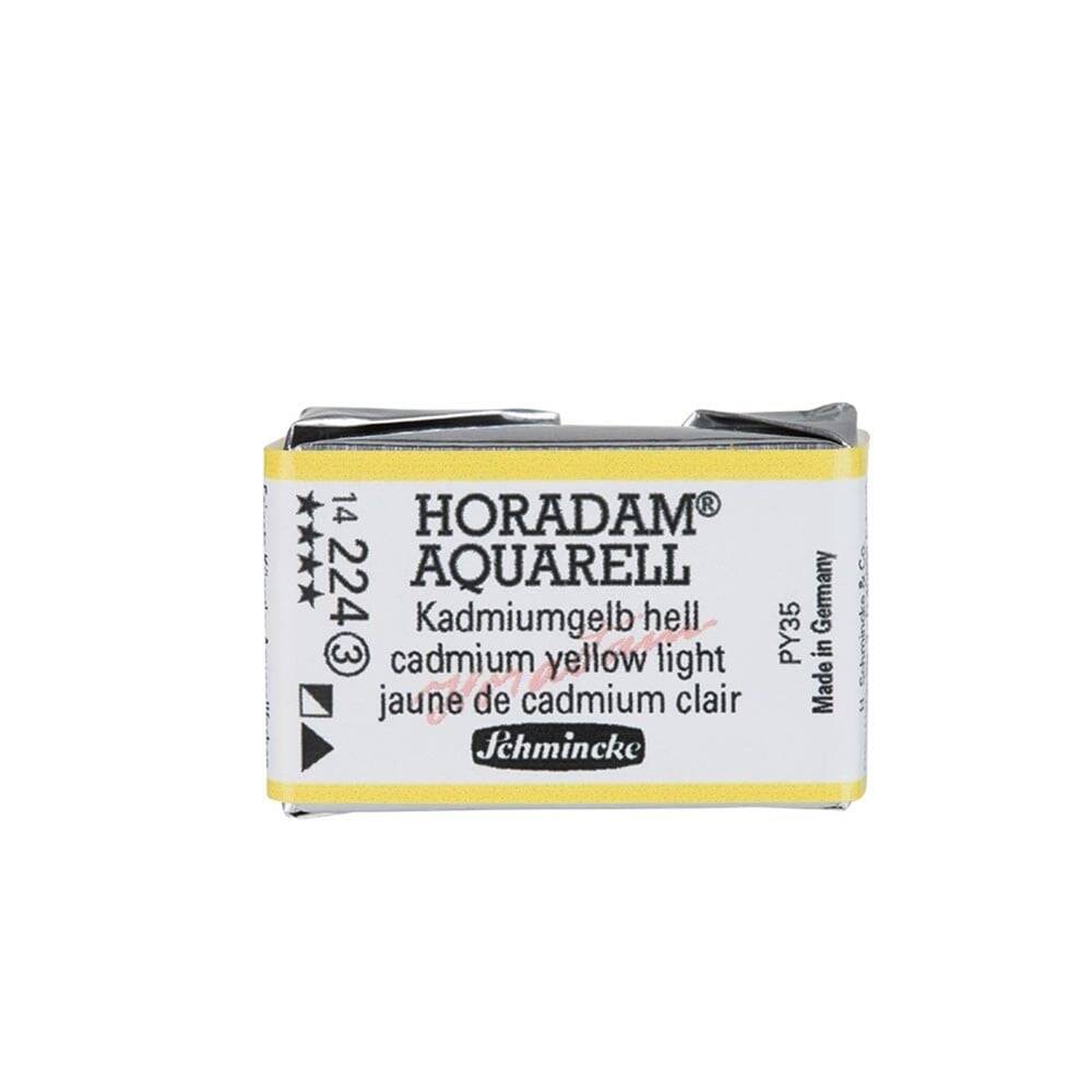 Schmincke Horadam Aquarell Artist Sulu Boya Tam Tablet Seri 3 224 Cadmium Yellow Light