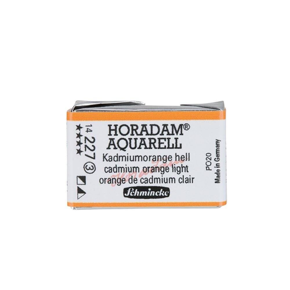 Schmincke Horadam Aquarell Artist Sulu Boya Tam Tablet Seri 3 227 Cadmium Orange Light