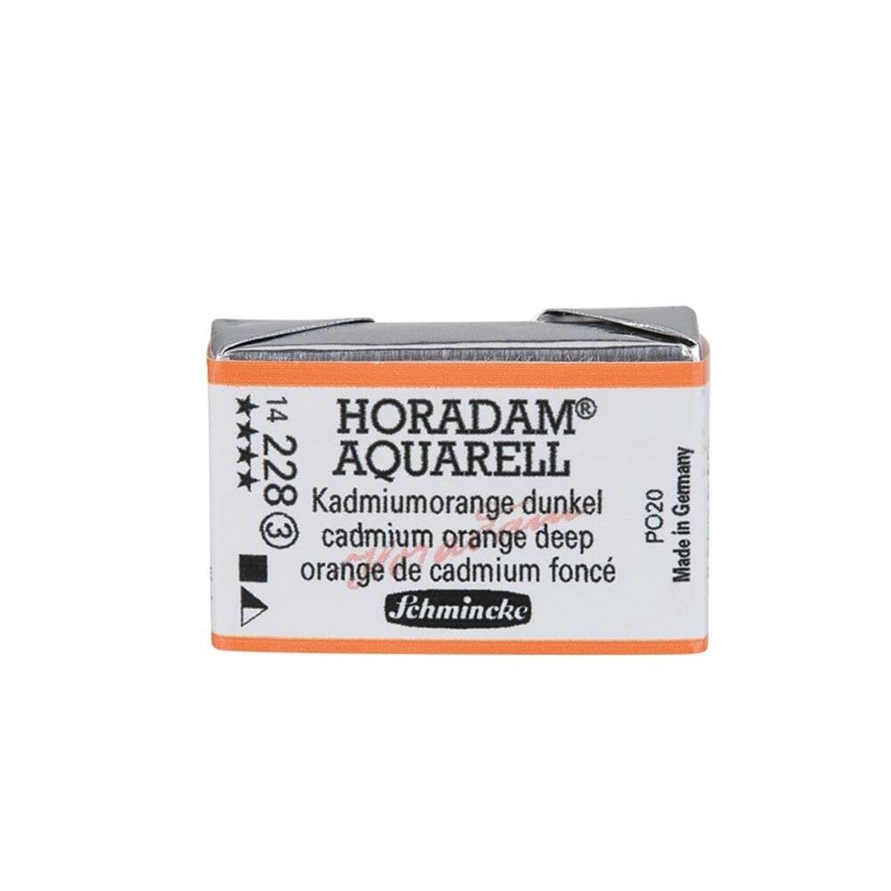 Schmincke Horadam Aquarell Artist Sulu Boya Tam Tablet Seri 3 228 Cadmium Orange Deep