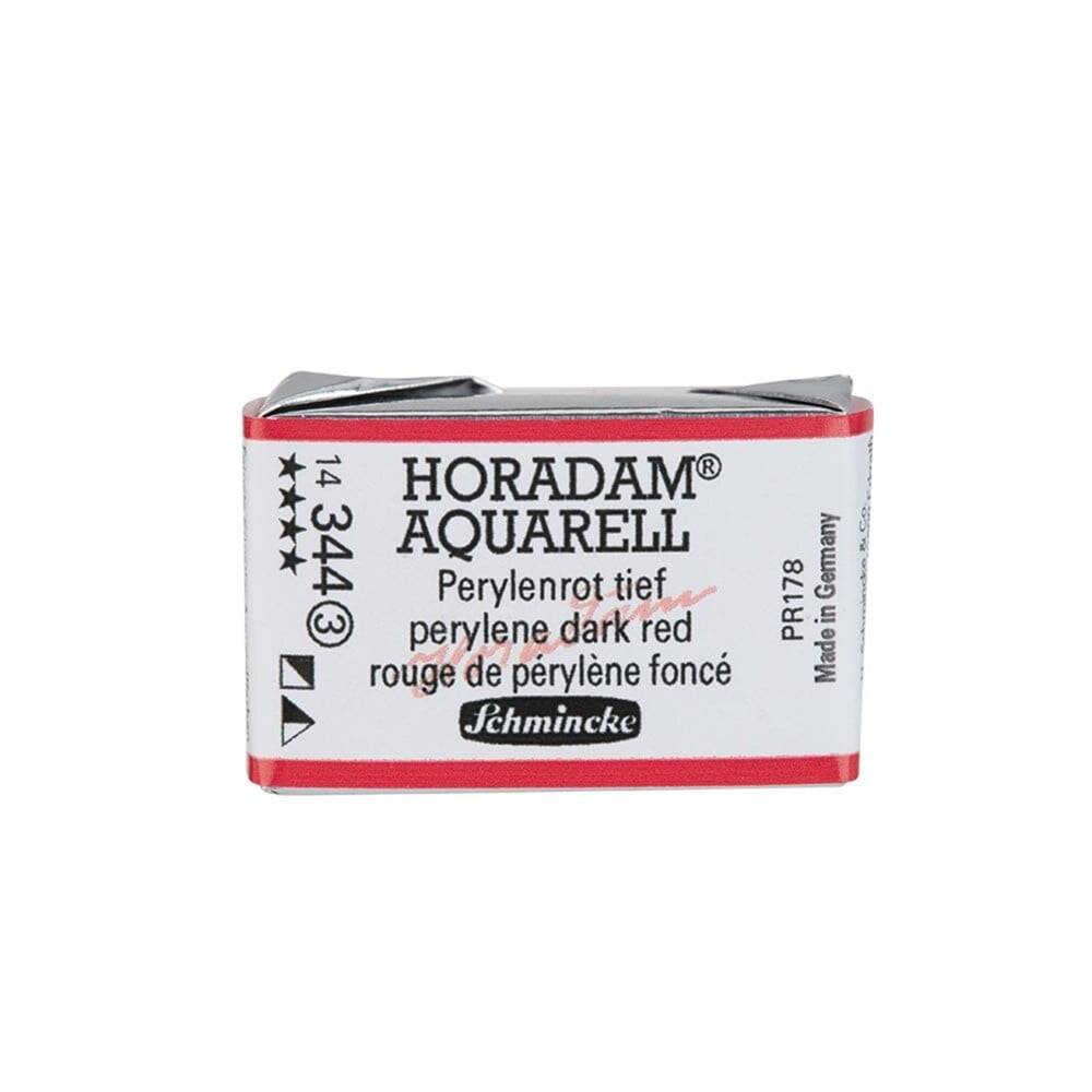 Schmincke Horadam Aquarell Artist Sulu Boya Tam Tablet Seri 3 344 Perylene Dark Red