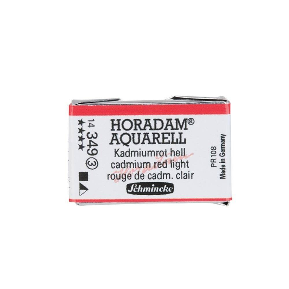 Schmincke Horadam Aquarell Artist Sulu Boya Tam Tablet Seri 3 349 Cadmium Red Light