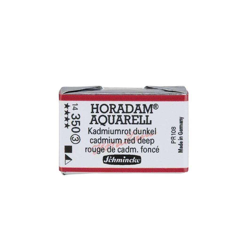 Schmincke Horadam Aquarell Artist Sulu Boya Tam Tablet Seri 3 350 Cadmium Red Deep