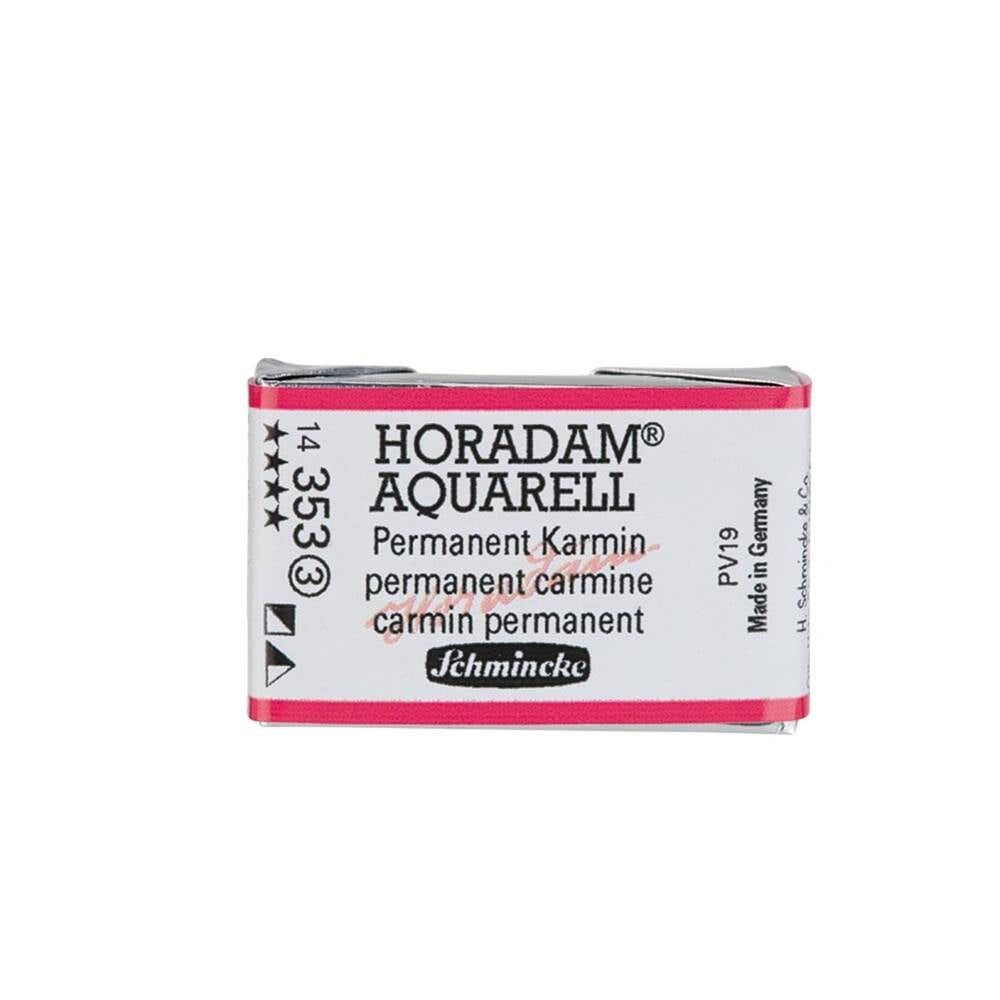 Schmincke Horadam Aquarell Artist Sulu Boya Tam Tablet Seri 3 353 Permanent Carmine