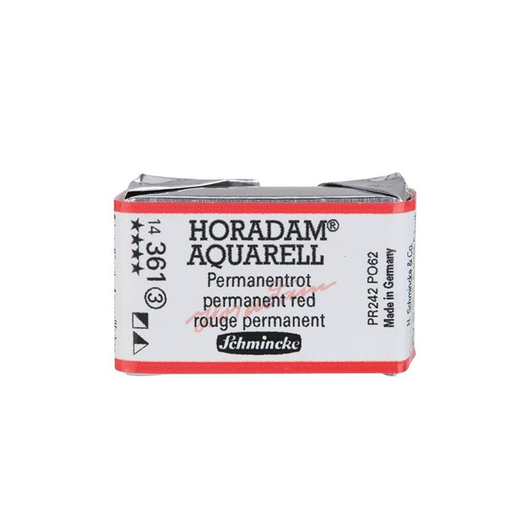 Schmincke Horadam Aquarell Artist Sulu Boya Tam Tablet Seri 3 361 Permanent Red