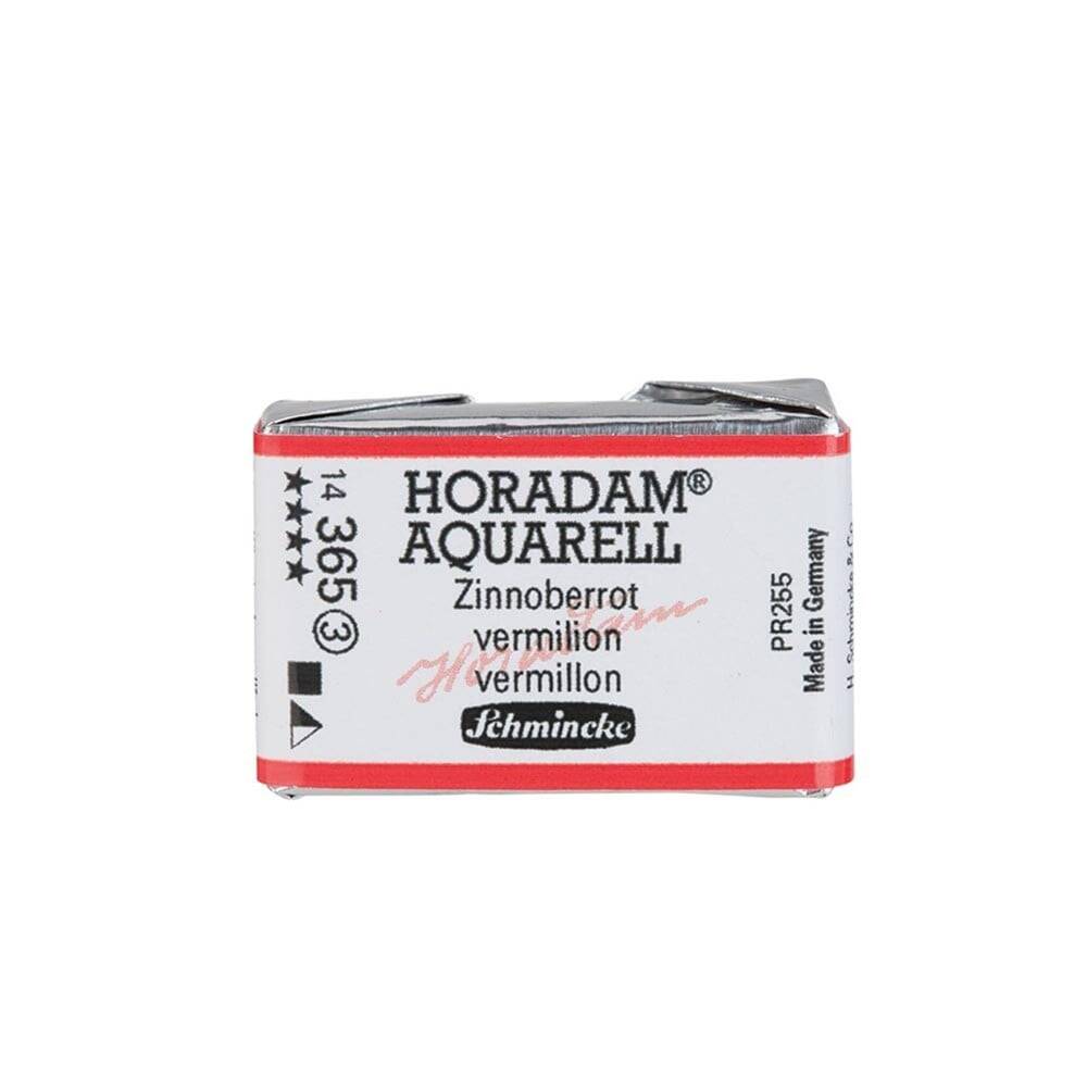 Schmincke Horadam Aquarell Artist Sulu Boya Tam Tablet Seri 3 365 Vermilion