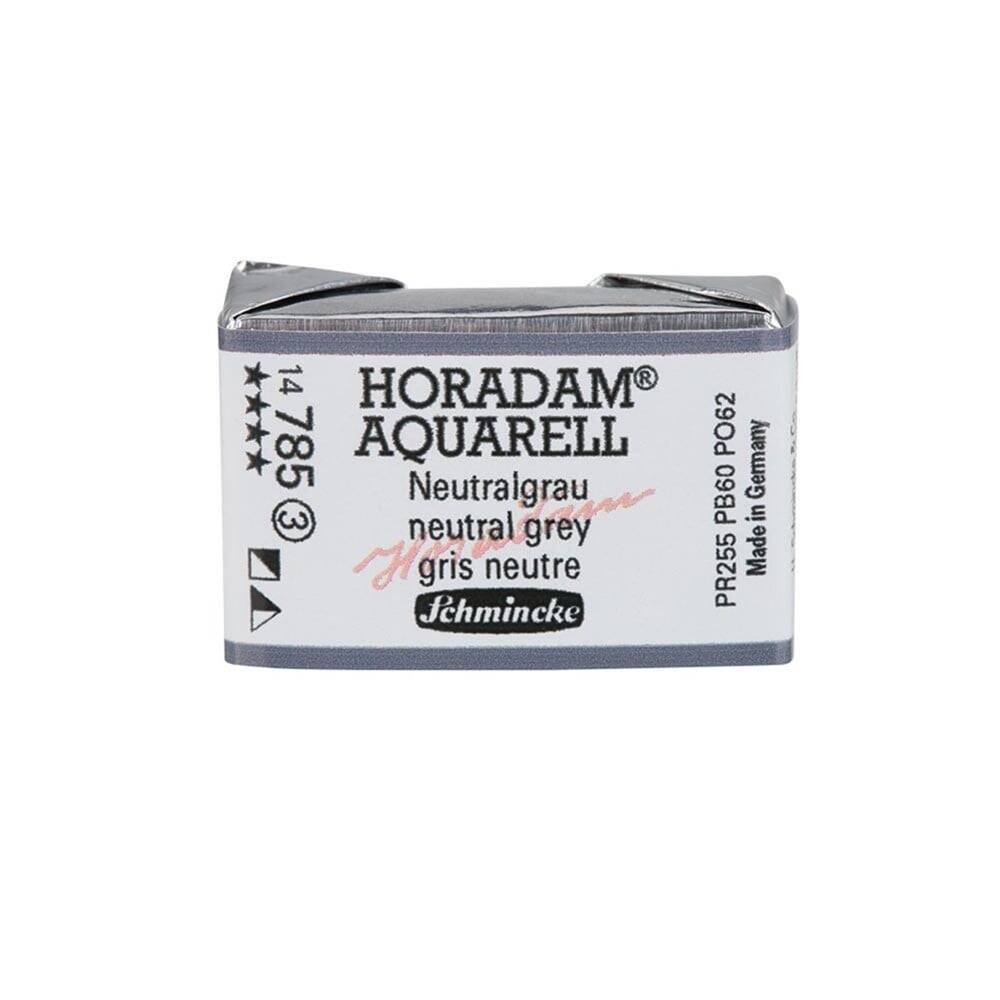 Schmincke Horadam Aquarell Artist Sulu Boya Tam Tablet Seri 3 785 Neutral Grey
