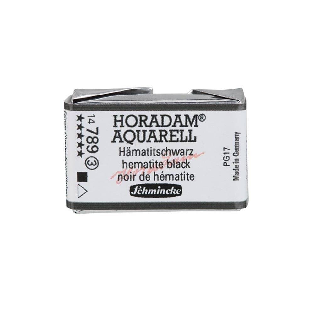 Schmincke Horadam Aquarell Artist Sulu Boya Tam Tablet Seri 3 789 Hematite Black