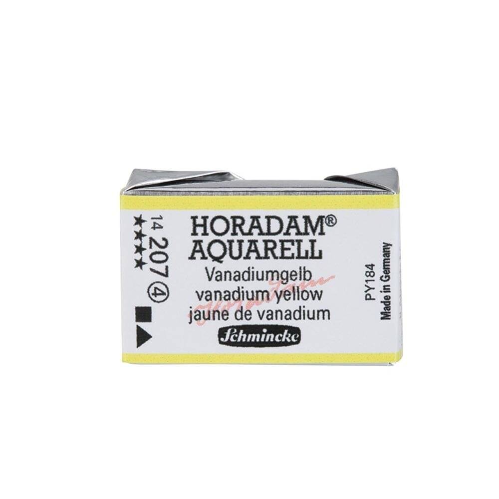 Schmincke Horadam Aquarell Artist Sulu Boya Tam Tablet Seri 4 207 Vanadium Yellow