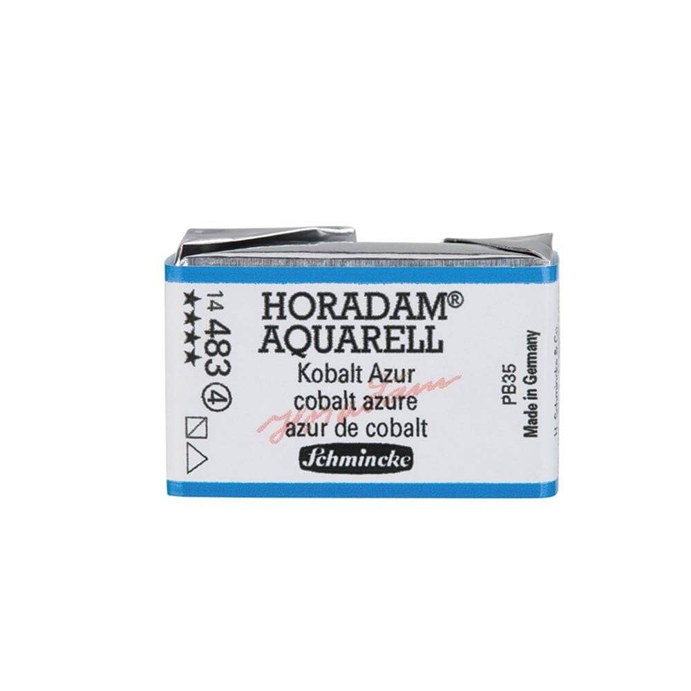Schmincke Horadam Aquarell Artist Sulu Boya Tam Tablet Seri 4 483 Cobalt Azure