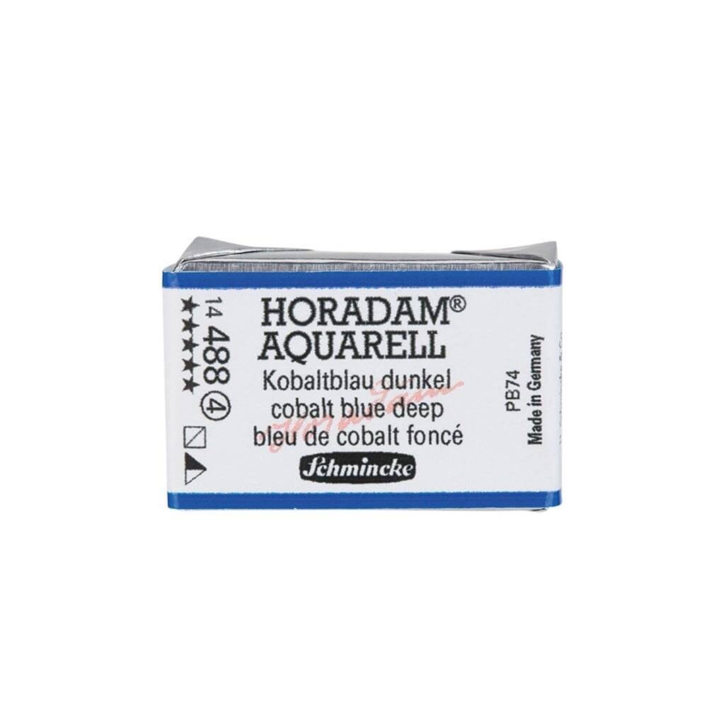 Schmincke Horadam Aquarell Artist Sulu Boya Tam Tablet Seri 4 488 Cobalt Blue Deep