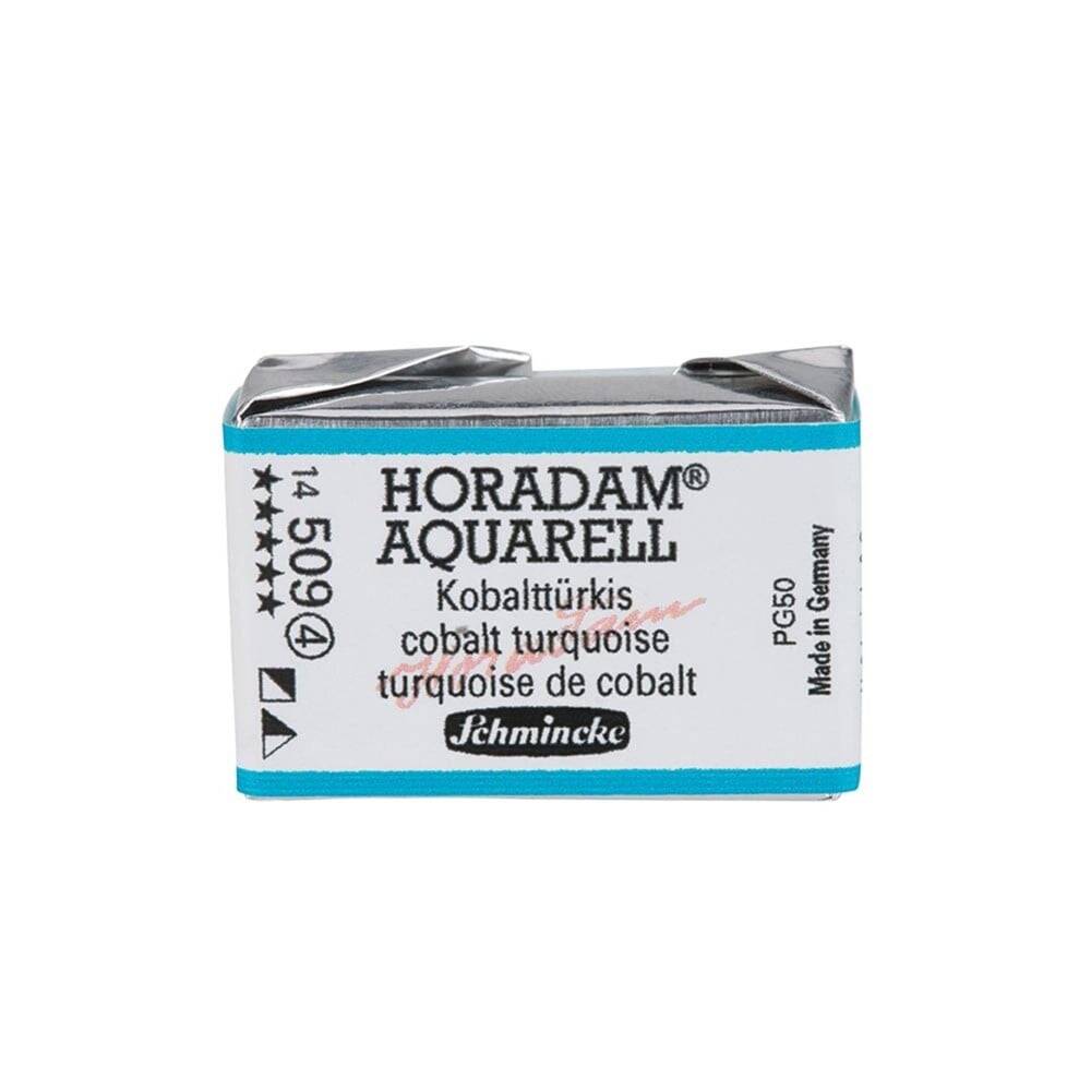 Schmincke Horadam Aquarell Artist Sulu Boya Tam Tablet Seri 4 509 Cobalt Turquoise