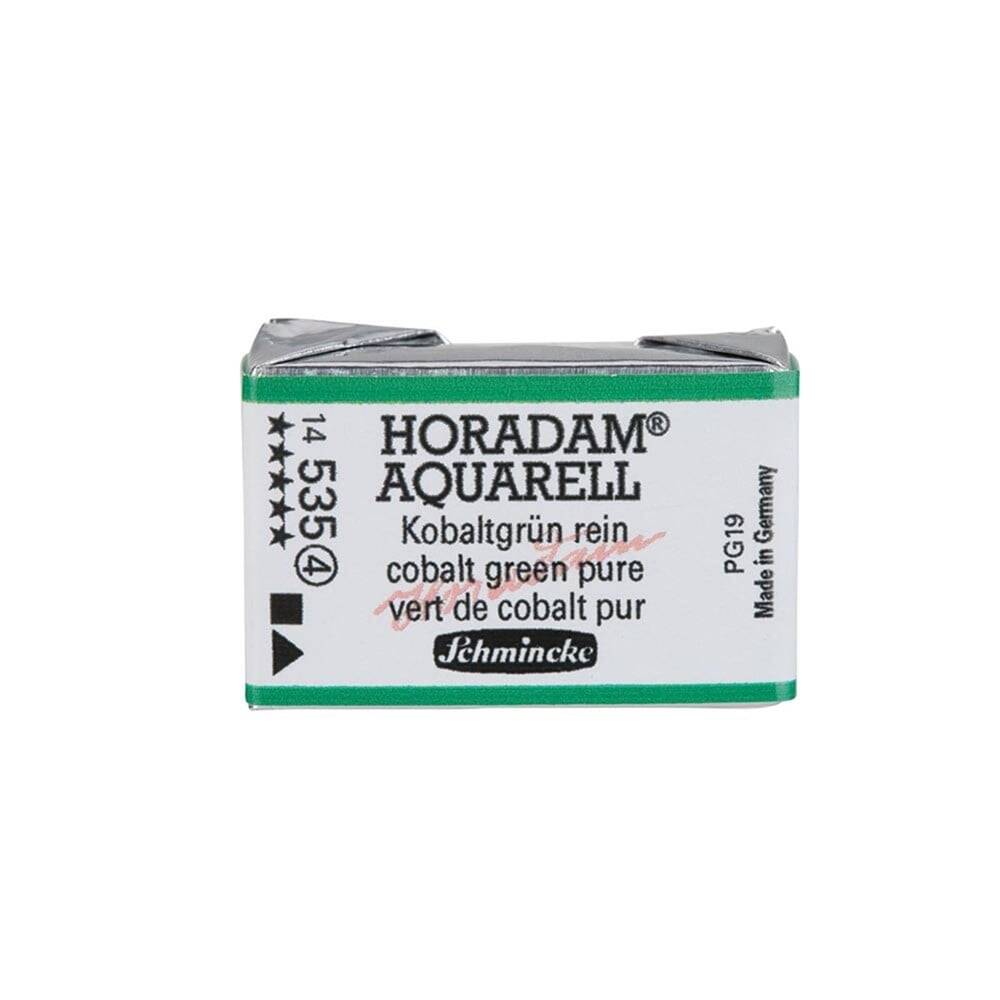 Schmincke Horadam Aquarell Artist Sulu Boya Tam Tablet Seri 4 535 Cobalt Green Pure