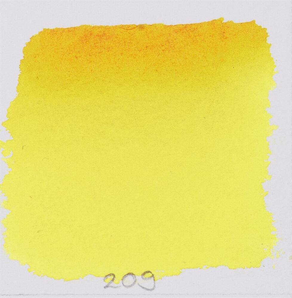 Schmincke Horadam Aquarell Artist Sulu Boya Yarım Tablet Seri 2 209 Translucent Yellow