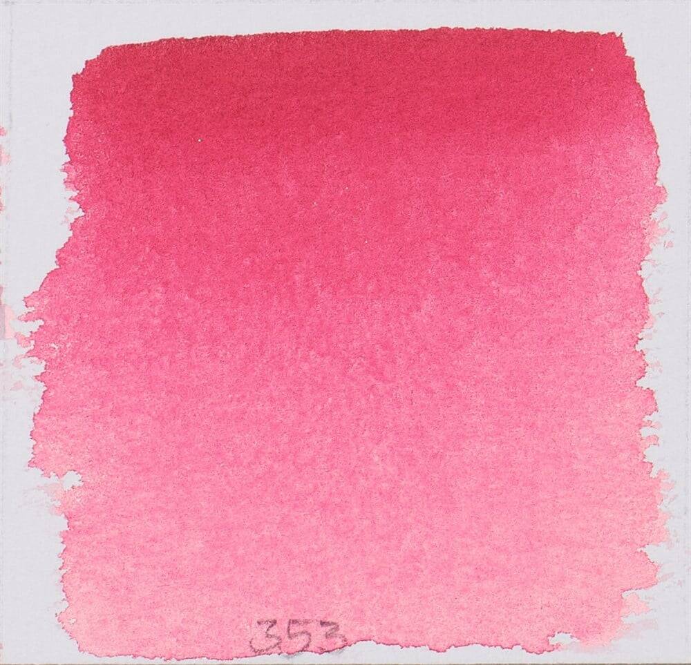 Schmincke Horadam Aquarell Artist Sulu Boya Yarım Tablet Seri 3 353 Permanent Carmine