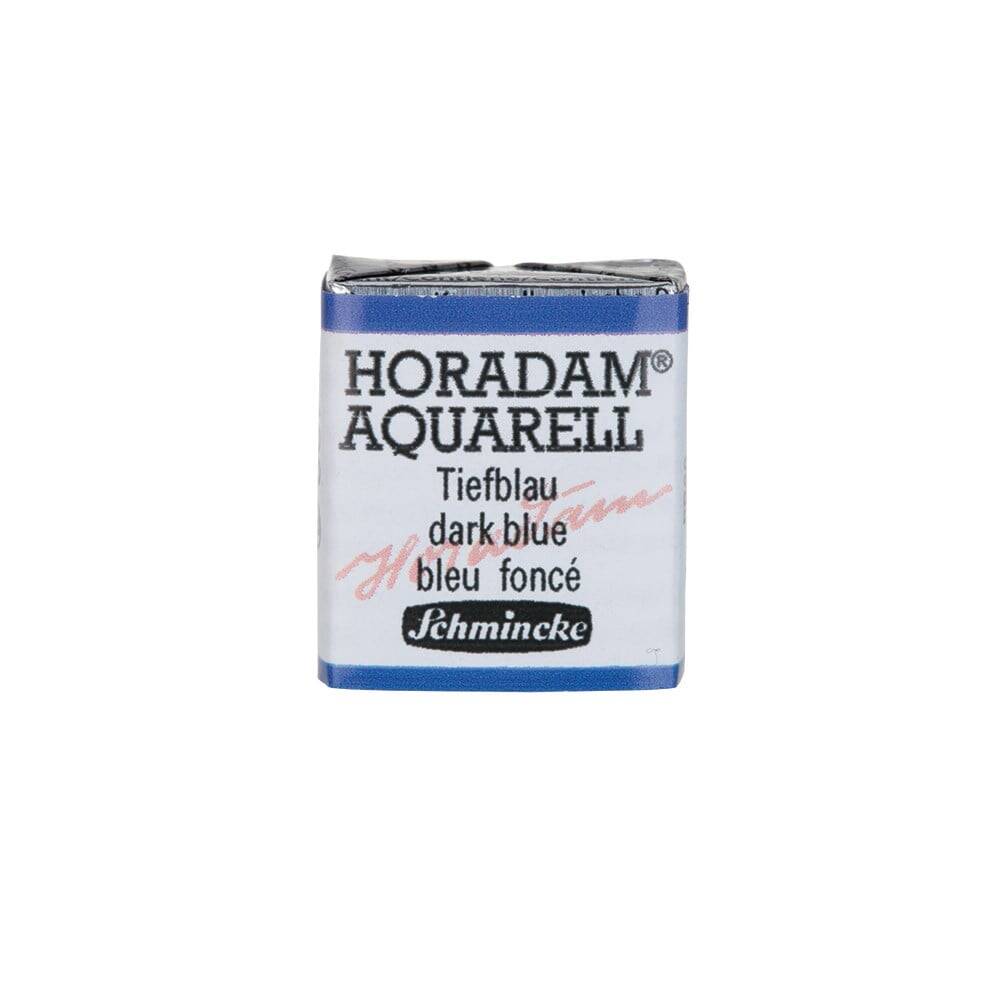 Schmincke Horadam Aquarell Artist Sulu Boya Yarım Tablet Seri 3 498 Dark Blue Indigo