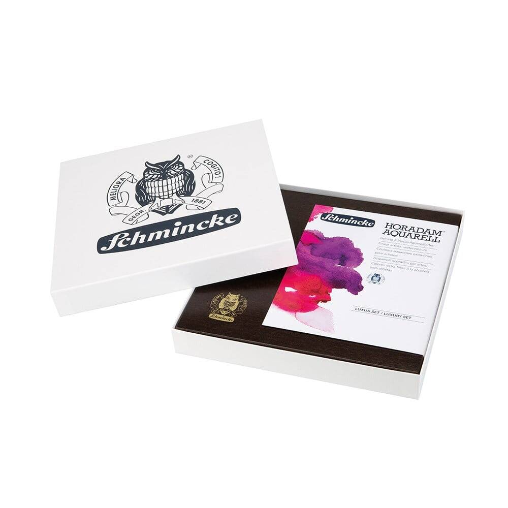 Schmincke Horadam Aquarell Luxury Artist Sulu Boya Seti 24 X Yarım Tablet