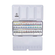 Schmincke Horadam Aquarell Metal Kutu Artist Sulu Boya Seti 36 X Yarım Tablet 74436