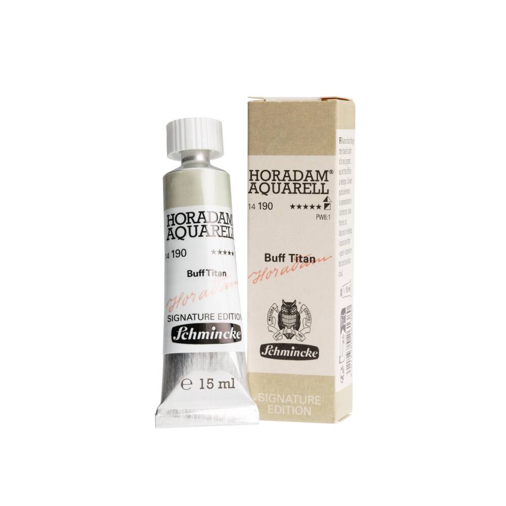 Schmincke Horadam Aquarell Signature Edition Özel Renkler Buff Titanium 15 ml Tüp 190