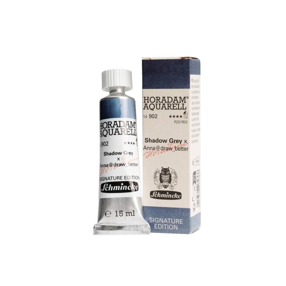 Schmincke Horadam Aquarell Signature Edition Özel Renkler Shadow Grey 15 ml Tüp 902