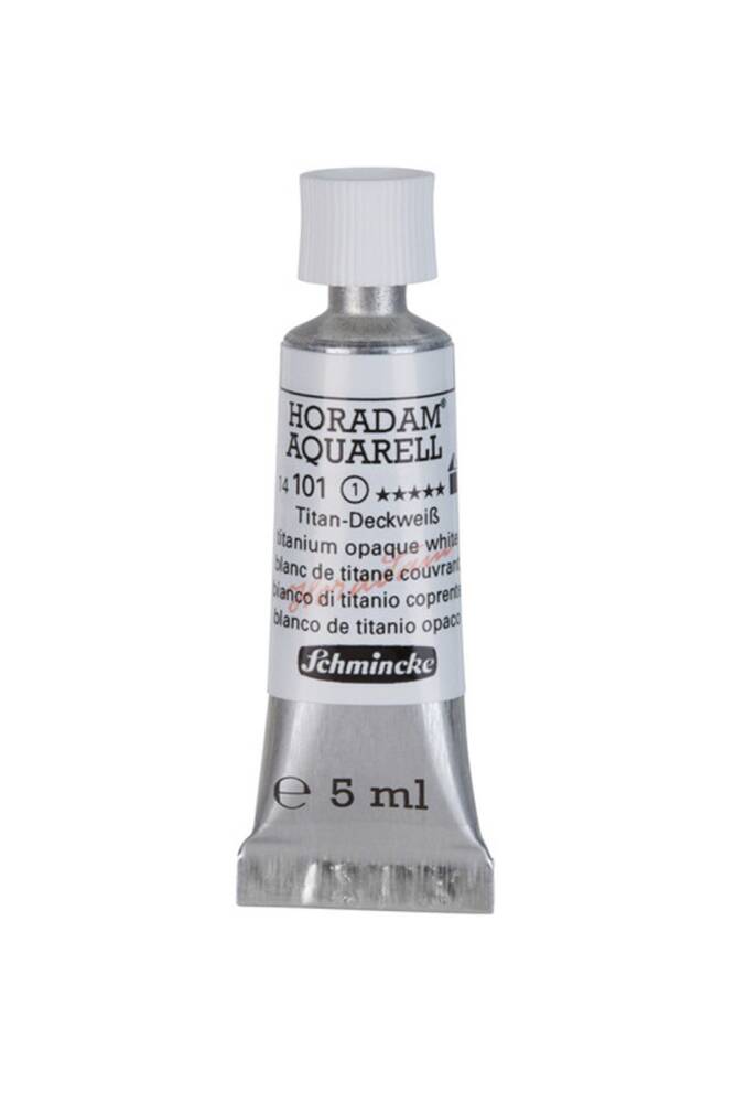 Schmincke Horadam Aquarell Suluboya 5 Ml Tüp 101 Titanium Opaque White