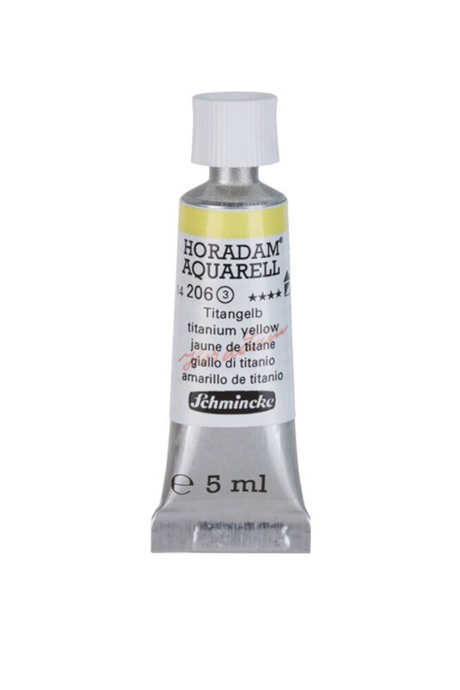 Schmincke Horadam Aquarell Suluboya 5 Ml Tüp 206 Titanium Yellow