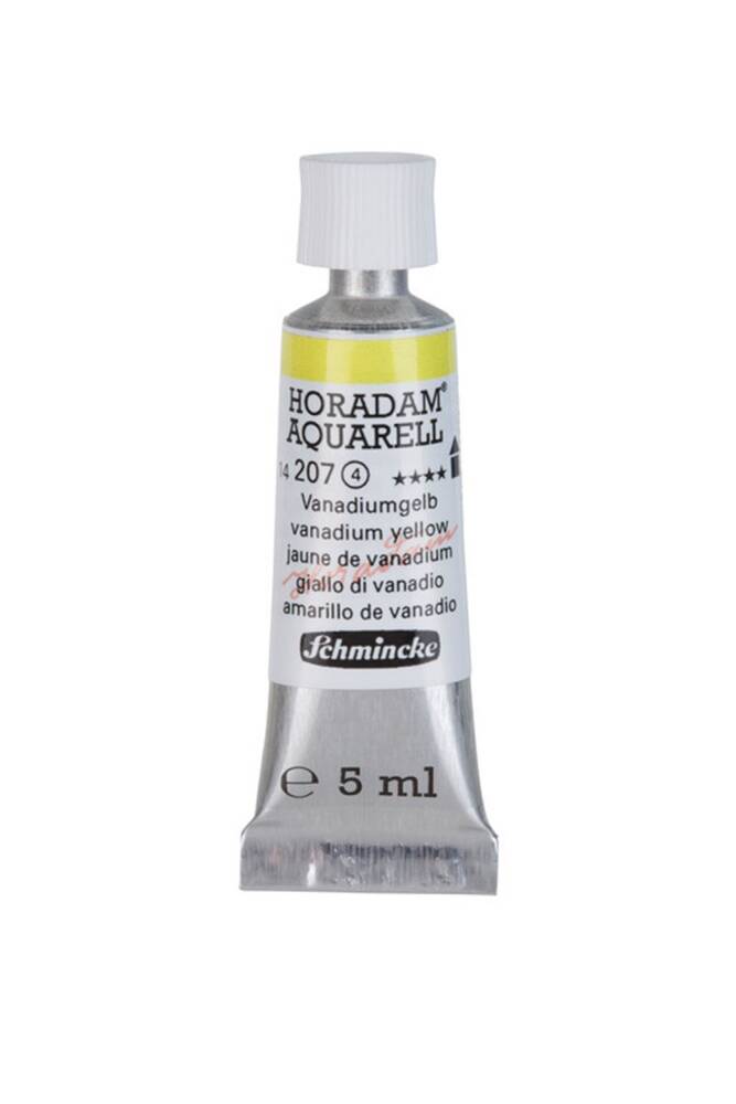 Schmincke Horadam Aquarell Suluboya 5 Ml Tüp 207 Vanadium Yellow
