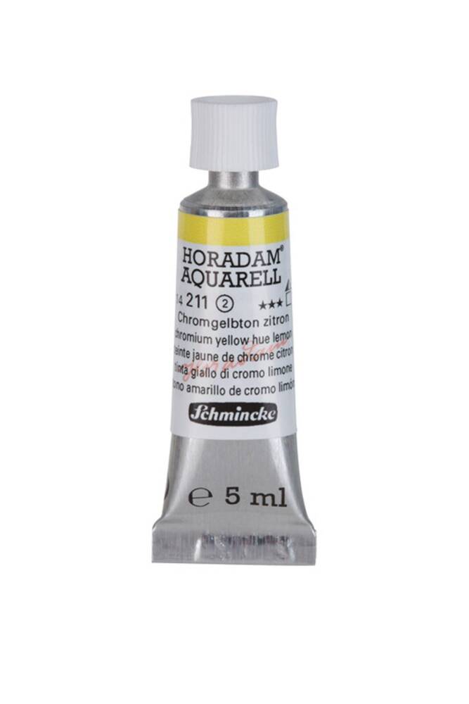 Schmincke Horadam Aquarell Suluboya 5 Ml Tüp 211 Chromium Yellow Hue Lemon