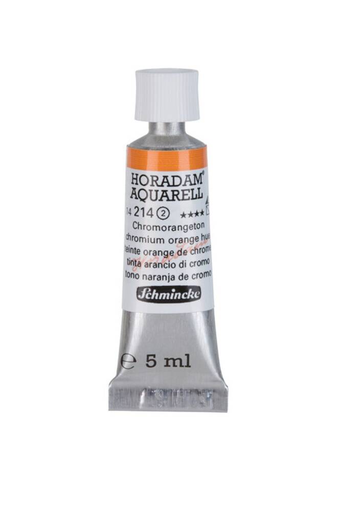 Schmincke Horadam Aquarell Suluboya 5 Ml Tüp 214 Chromium Orange Hue