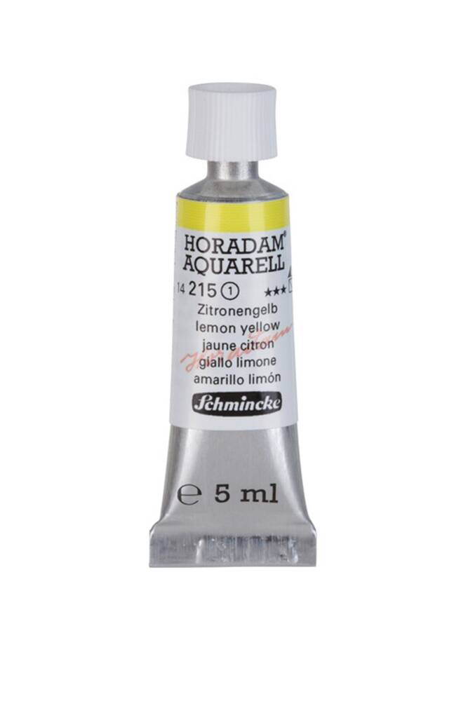 Schmincke Horadam Aquarell Suluboya 5 Ml Tüp 215 Lemon Yellow