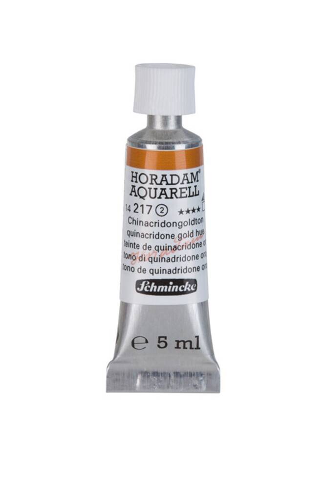 Schmincke Horadam Aquarell Suluboya 5 Ml Tüp 217 Quinacridone Gold Hue