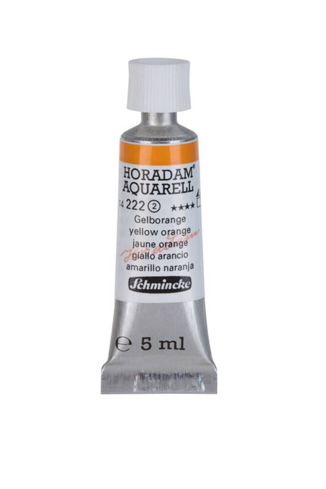 Schmincke Horadam Aquarell Suluboya 5 Ml Tüp 222 Yellow Orange
