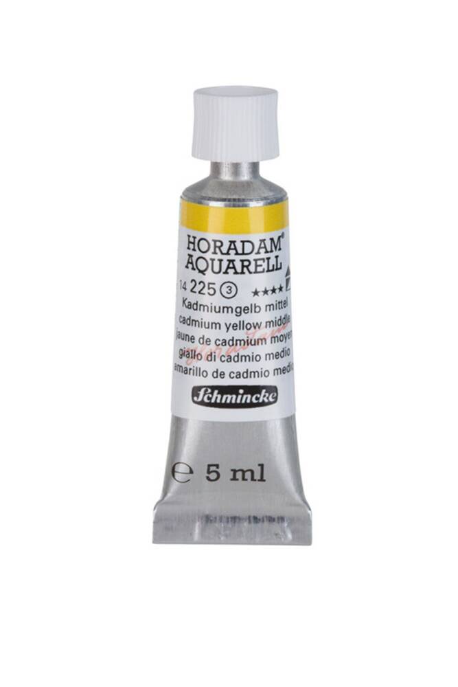 Schmincke Horadam Aquarell Suluboya 5 Ml Tüp 225 Cadmium Yellow Middle