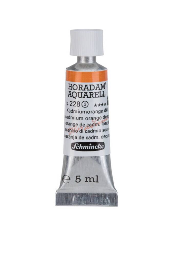 Schmincke Horadam Aquarell Suluboya 5 Ml Tüp 228 Cadmium Orange Deep