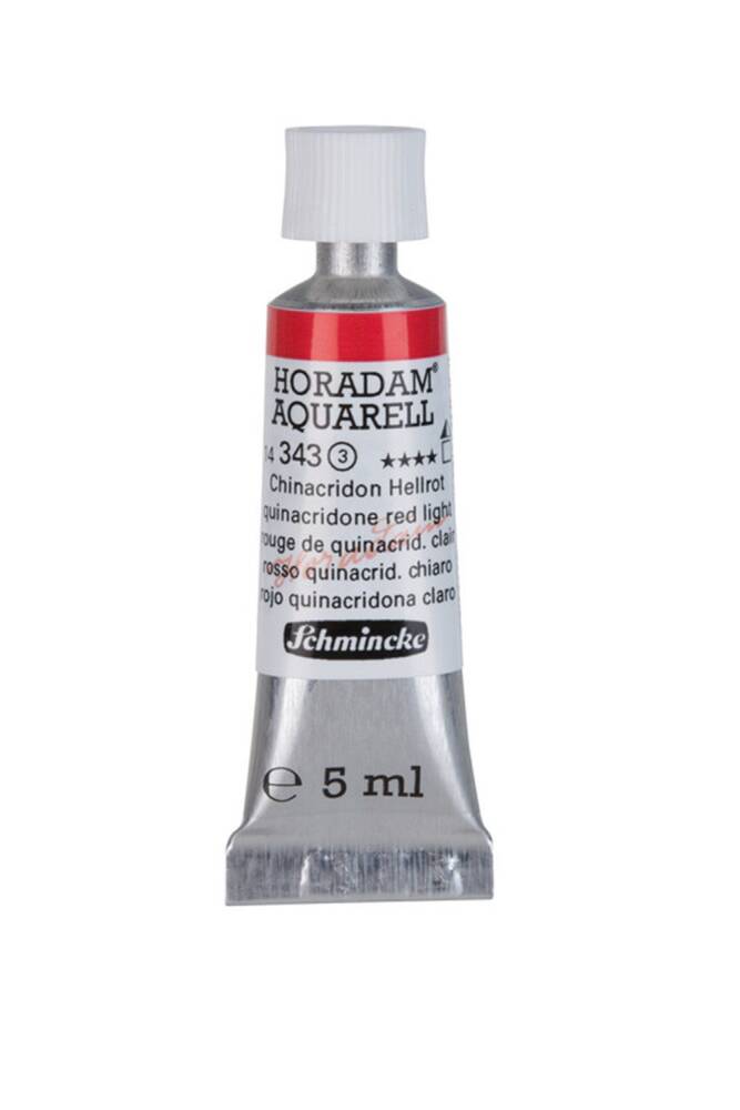 Schmincke Horadam Aquarell Suluboya 5 Ml Tüp 343 Quinacridone Red Light