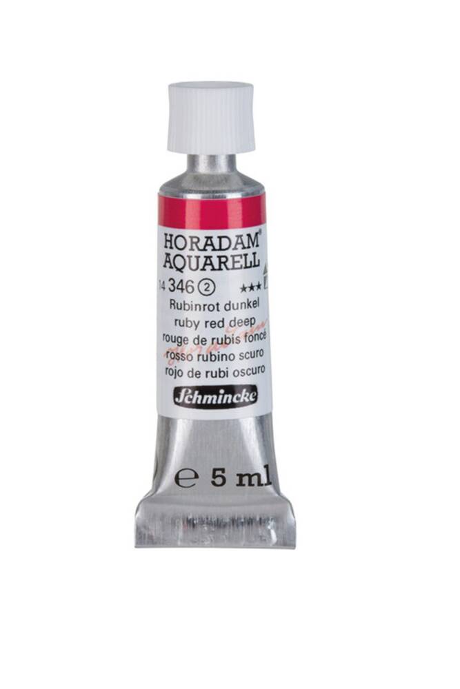 Schmincke Horadam Aquarell Suluboya 5 Ml Tüp 346 Ruby Red Deep